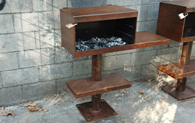 barbacoas de acero corten instaladas barbacoas de acero corten instaladas