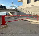 barrera giratoria instalada