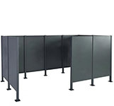 cubrecontenedores modulares metálicos