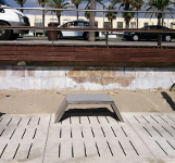 base antideslizante hormigón para duchas y lavapies playa