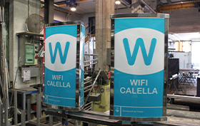 farola señal wifi farola señal wifi
