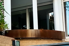 jardinera corten balcon