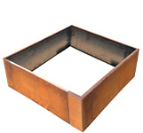 jardinera alcoruqe modular acero corten