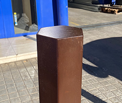 detalle pilona corten octo detalle pilona corten octo