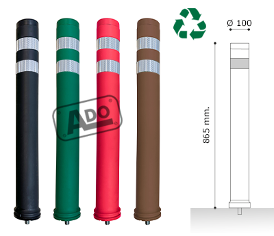 modelos pilonas A-Blen DT Eco con tornillo para atornillar a suelo modelos pilonas A-Blen DT Eco con tornillo para atornillar a suelo