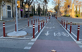 pilona fija a-flex carril bici pilona fija a-flex carril bici