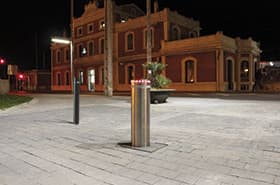 Pilona automatica sydney con leds
