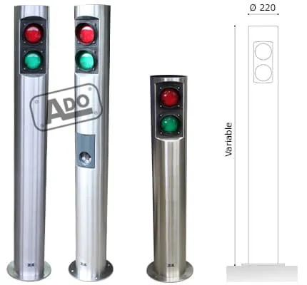poste control accesos con lector matriculas poste controlador accesos con lector matriculas