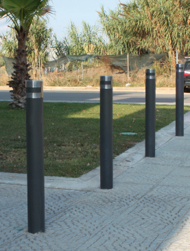 pilona urban instalada pilona urban instalada
