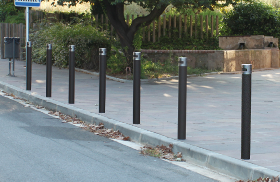 pilona urban instalada pilona urban instalada