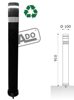 A-Blen flexible atornillar con led solar