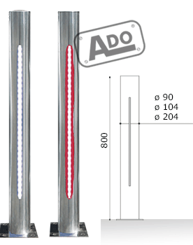 pilona urban leds verticales