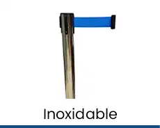 poste cinta extensible inox