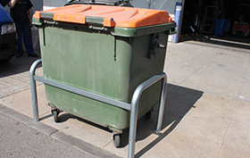 protector container intalado