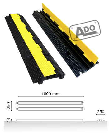 protector de cables de caucho Promark