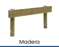 topes madera