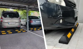 tope ruedas plastico silver