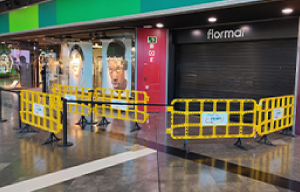 valla instala de plastico de 2m