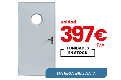 puerta cortafuegos con ojo de buey