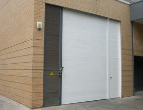 puerta enrollable industrial aluminio