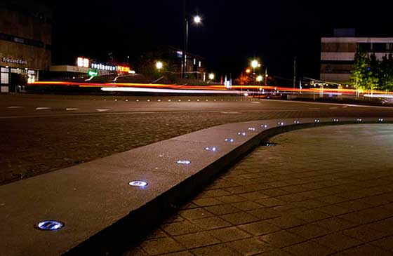 balizas luminosas solares empotrables