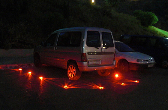 baliza magnetica instalada