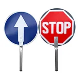 paleta señalizacion provisional paso vehiculos