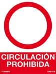 circulación prohibida