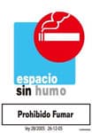 Prohibido fumar