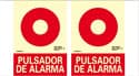 banderola pulsador alarma