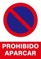 prohibido aparcar