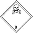 señal de mercancias peligrosas Gases Sustancias tóxicas / corrosivas 