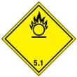 señal de mercancias peligrosas Gases oxidantes 