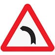 señal de trafico curva peligrosa hacia la derecha