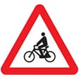 señal trafico ciclistas