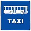 señal de trafico Carril reservado para autobuses