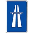 señal de trafico autopista