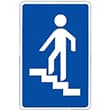 señal de trafico Paso superior para peatones señal de trafico Paso superior para peatones