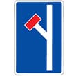señal de trafico Preseñalización de calzada sin salida señal de trafico Preseñalización de calzada sin salida