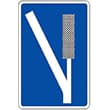 señal de trafico Zona de frenado de emergencia señal de trafico Zona de frenado de emergencia