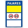 señal de trafico Transitabilidad en tramo o puerto de montaña señal de trafico Transitabilidad en tramo o puerto de montaña