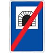 señal de trafico fin del tunel señal de trafico fin del tunel