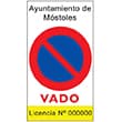 Señal de trafico Estacionamiento prohibido los días pares