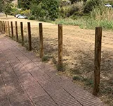 Vallado de madera barrotera