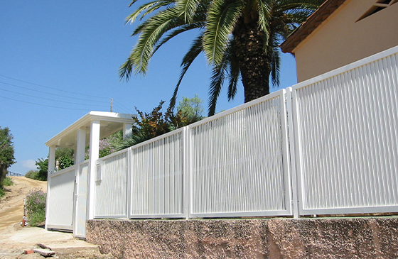 vallado celosia tubo rectangular Valllado de celosía de tubo rectangular