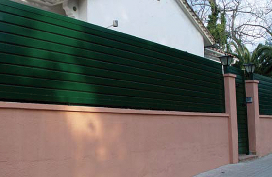 vallado chapa nervada instalada vallado chapa nervada instalada