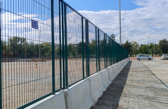 valla new jersey sobre verja reforzada valla new jersey sobre verja reforzada
