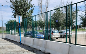 valla new jersey sobre verja reforzada valla new jersey sobre verja reforzada