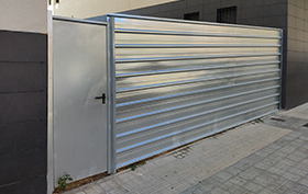 valla opaca instalada valla opaca instalada